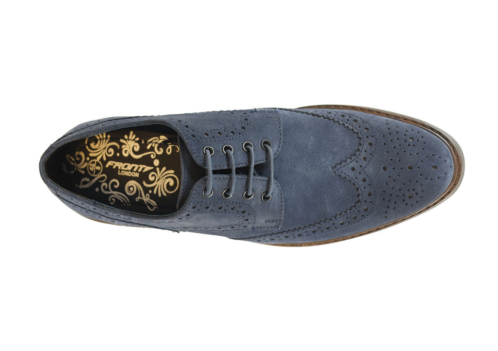 Front Balham Suede Brogue Shoe