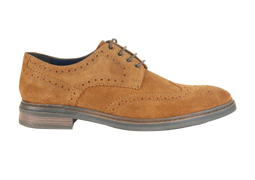 Front Balham Suede Brogue Shoe