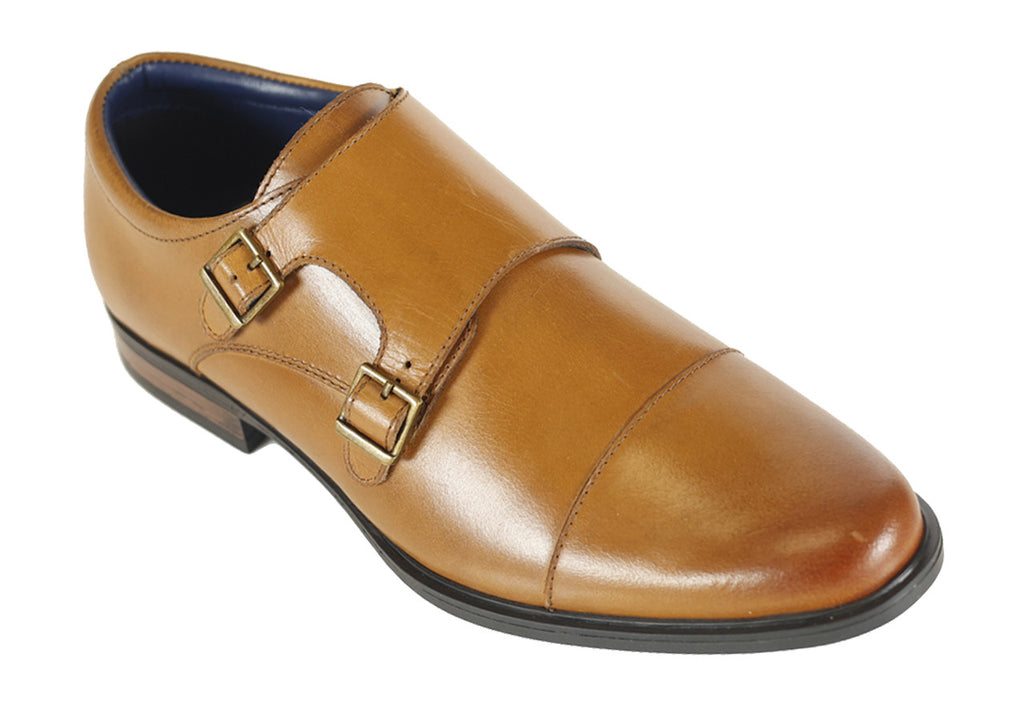 Front Davies Monk Strap Shoe