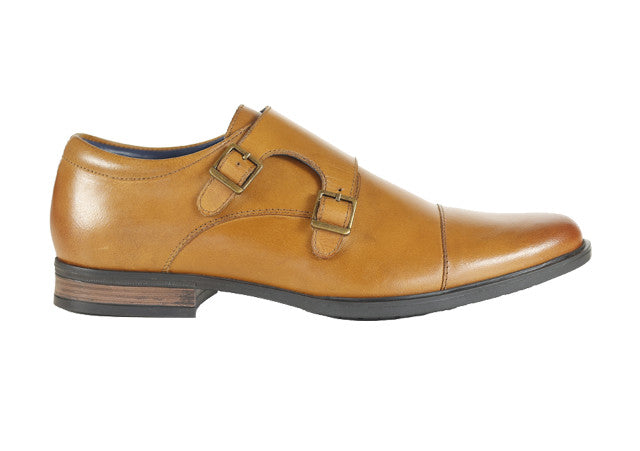 Front Davies Monk Strap Shoe