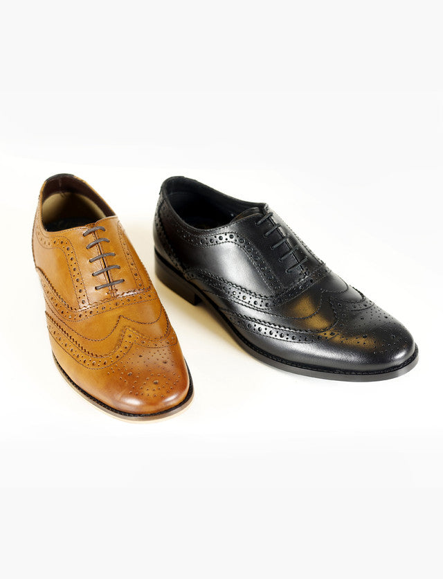 Front Diego Morrison Oxford Leather Brogue Shoe