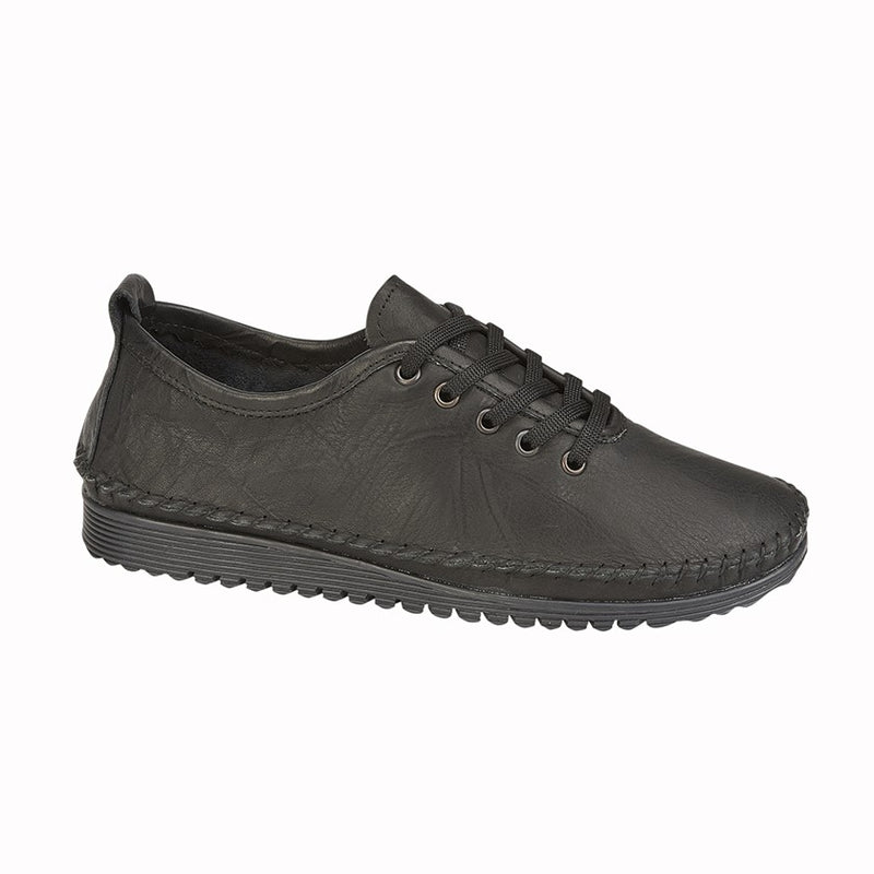 Ladies Mod Comfys Softie Leather Shoe