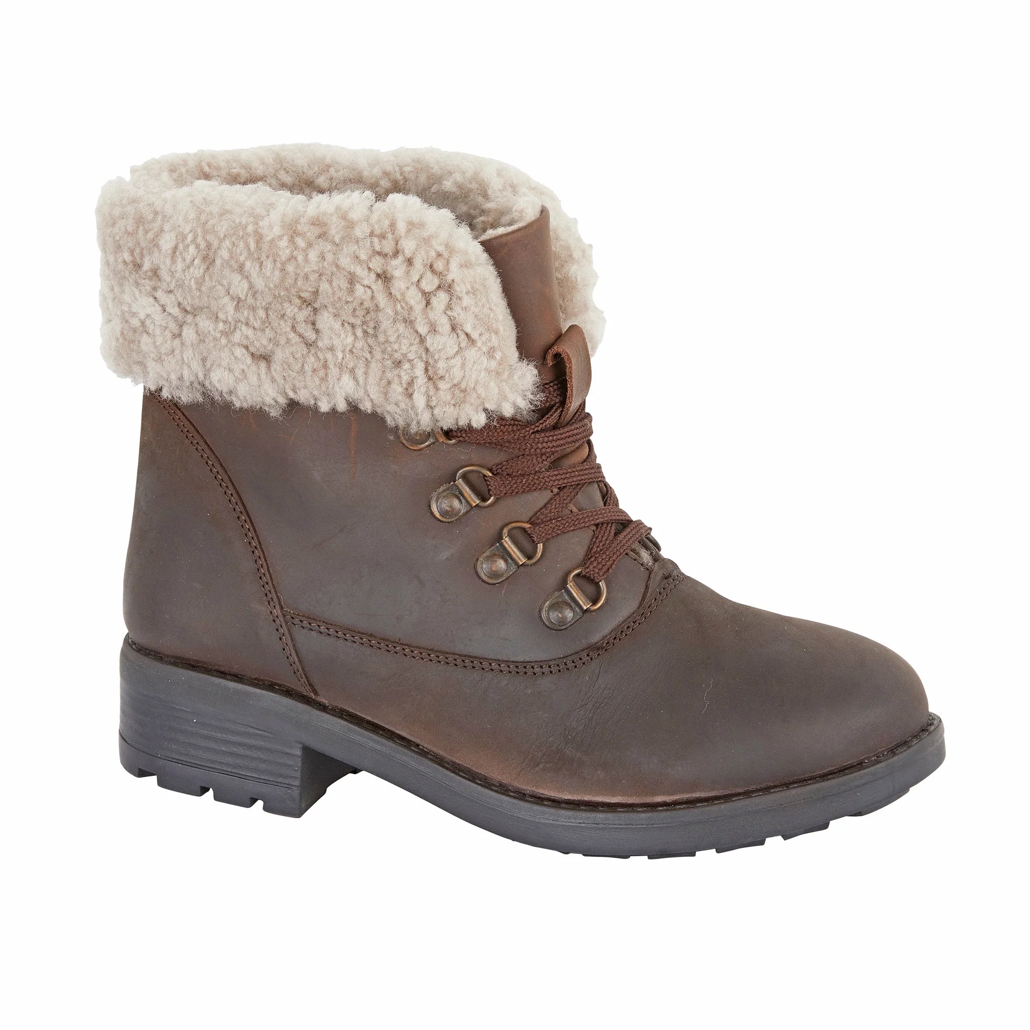 Drapers Stowe Womens Leather Sheepskin Boots – Sowerbys Shoes
