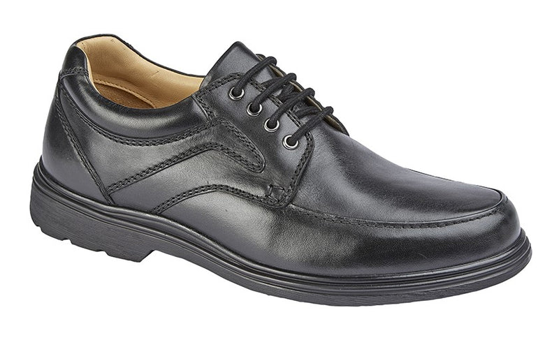 Mens Roamers Leather  Extra Wide Lace Up Shoe