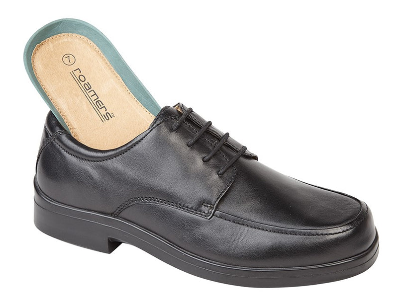 Mens Roamers Softie Tie Extra Wide Shoe