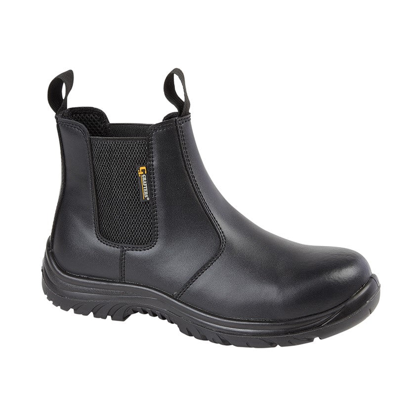 Mens Grafters Leather Non metal Safety Dealer Boot Sowerbys Shoes