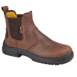 Mens Grafters Oily Crazy Horse Safety Boot EEEE