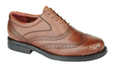 Mens Leather Brogue Shoe