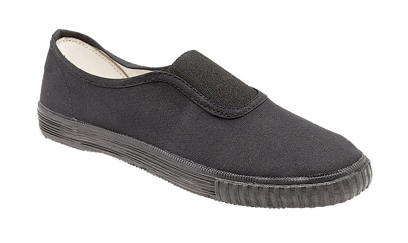 Mens/Ladies Canvas Gusset Plimsoll