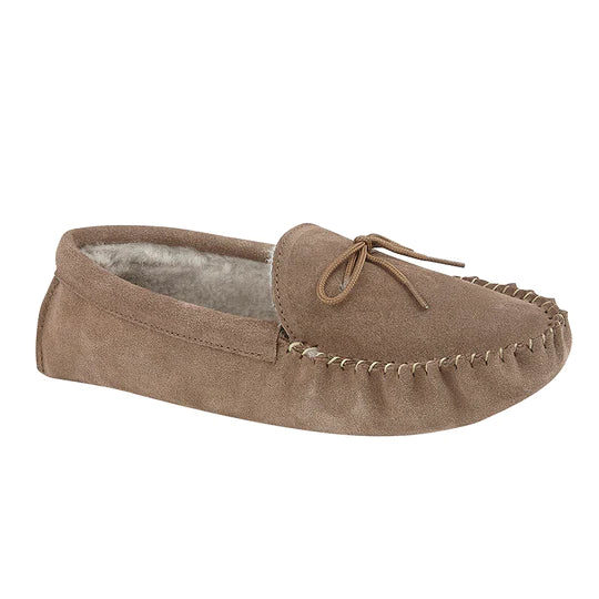 Draper Maine Mens Sheepskin Moccasin Slippers