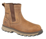 CAT Mens Pull On Gusset Safety Boot