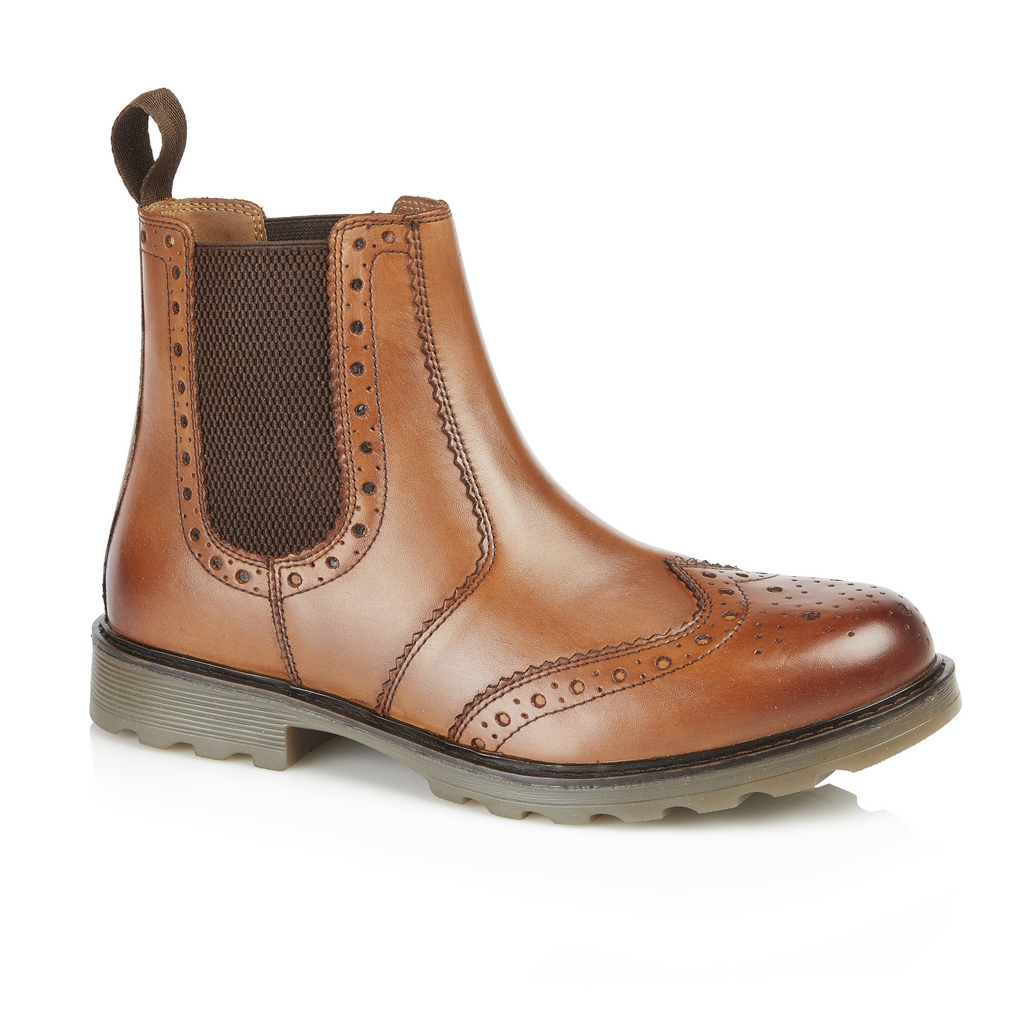 Catesby Mens Brogue Ankle Boots Sowerbys Shoes