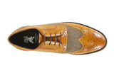 Front Chester Tan Brogue Shoe