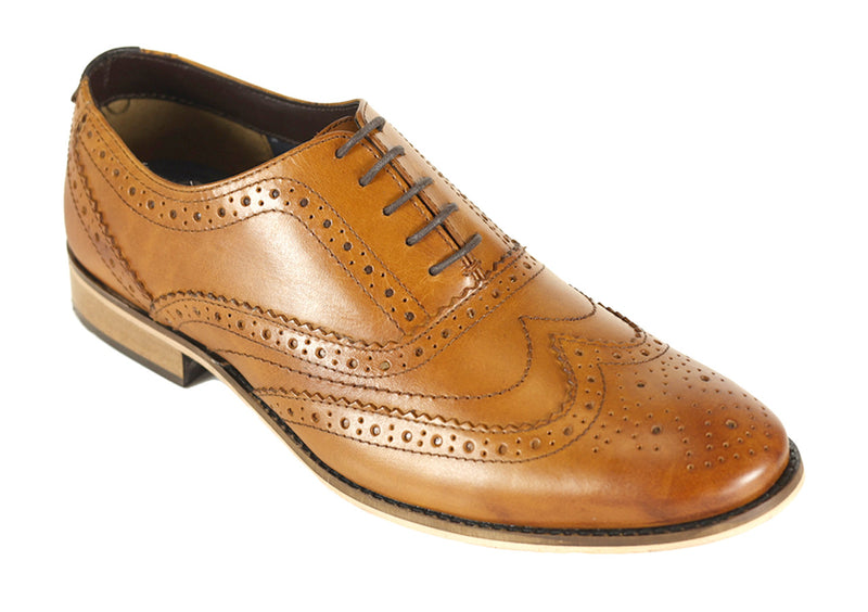 Front Diego Morrison Oxford Leather Brogue Shoe