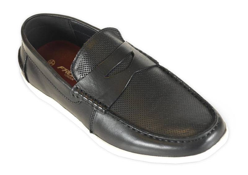 Front Hamilton Slip On Leather Loafer Shoe