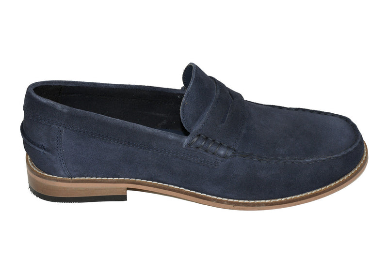 Front Jones Suede Slip-On Loafer