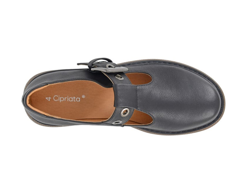 Ladies Cipriata "Cira" T-Bar Buckle Shoe