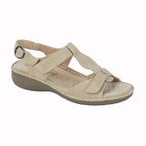 Ladies Boulevard Synth.Nubuck Buckle/Touch Fastening Sandal
