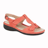 Ladies Boulevard Synth.Nubuck Buckle/Touch Fastening Sandal
