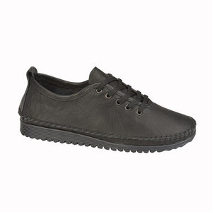 Ladies Mod Comfys Softie Leather Shoe