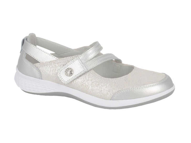 Ladies  Touch Fastening Sparkle Shoe