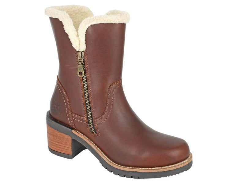 Woodland Ladies Twin Zip Warm Lined Ankle Boot