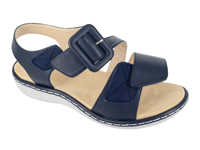 Ladies Twin Touch Fastening Sandal