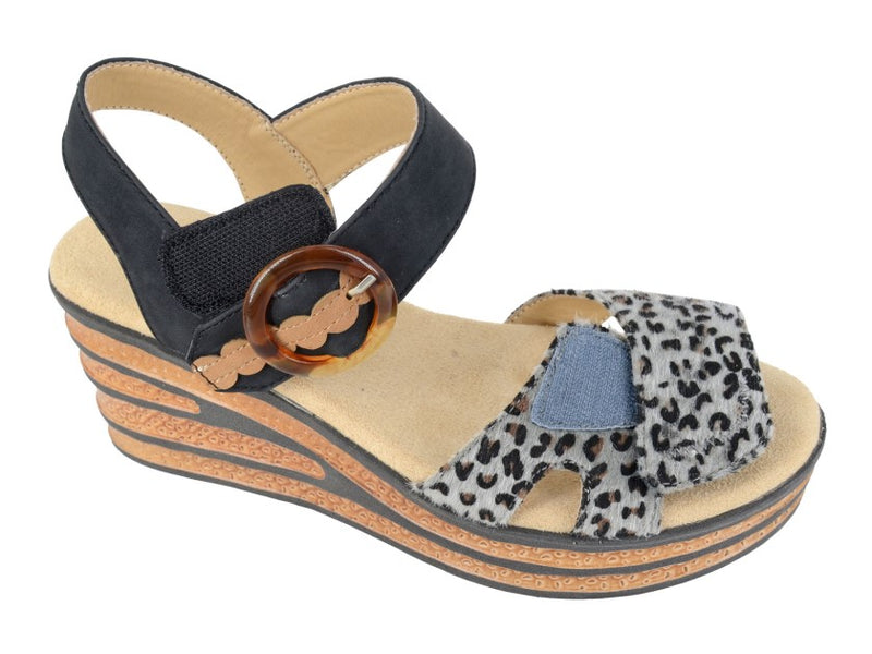 Ladies Halter Back Wedge Sandal