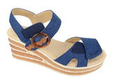 Ladies Halter Back Wedge Sandal
