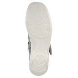 Boulevard Ladies Touch Fastening Perforated Bar Casual Shoe