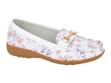 Ladies Saddle Trim Loafer