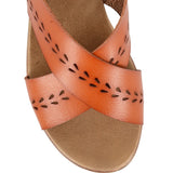 Cipriata Ladies 'Givina' Cross Over Buckle Slingback Platform Sandal
