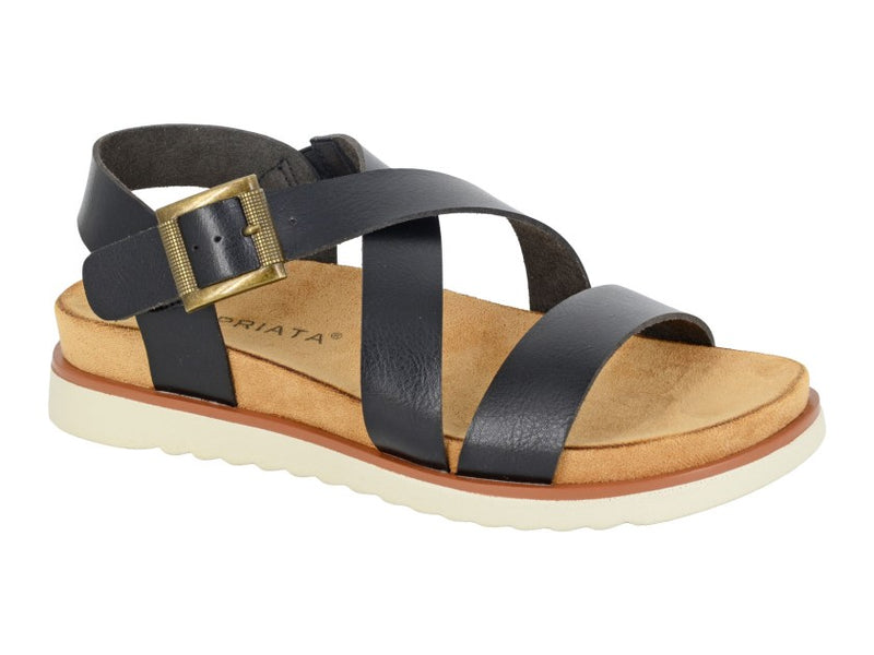 Cirpriata Ladies 'Oliva' Strappy Buckle Halter Back Sandal