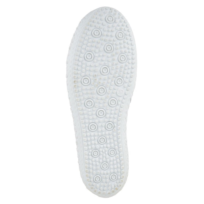 Ladies E lastic Lace Up Comfort Shoe