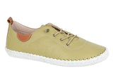 Ladies E lastic Lace Up Comfort Shoe