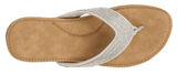 Cipriata Ladies Textile Diamante Sandal