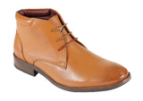 Front Logan Leather Chukka Boots