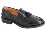 Roamers Leather Toggle Saddle Loafer