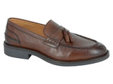 Roamers Leather Toggle Saddle Loafer