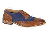 NAVY,TAN,LEATHER,SUEDE