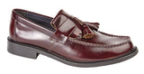 Mens Hi Shine Roamers Leather Toggle Saddle Loafer