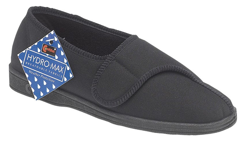 Comfylux Mens Water Resistant Touch Fastening Slipper