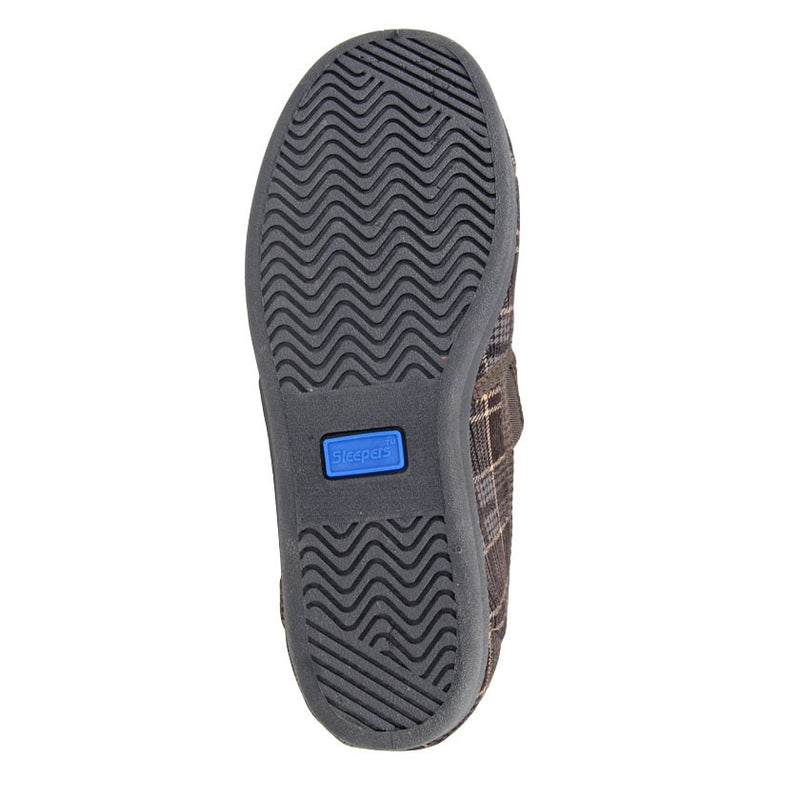 Mens Twin Gusset Slipper