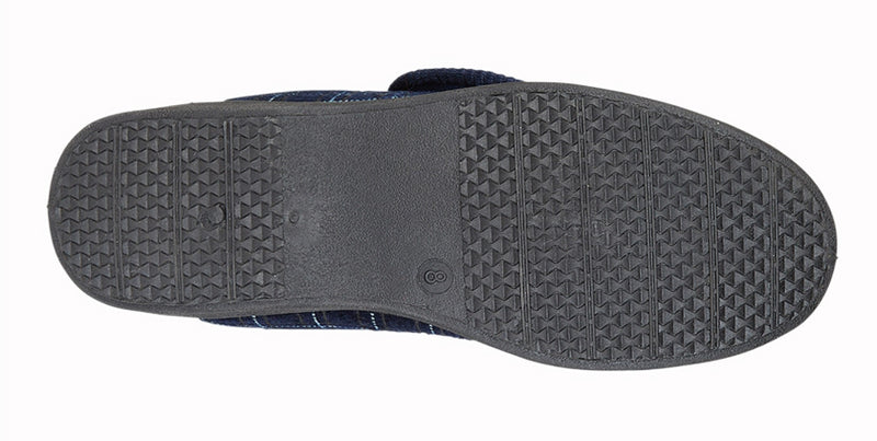 Zedzz 'Bertie' Mens Touch Fastening Bootie Slipper