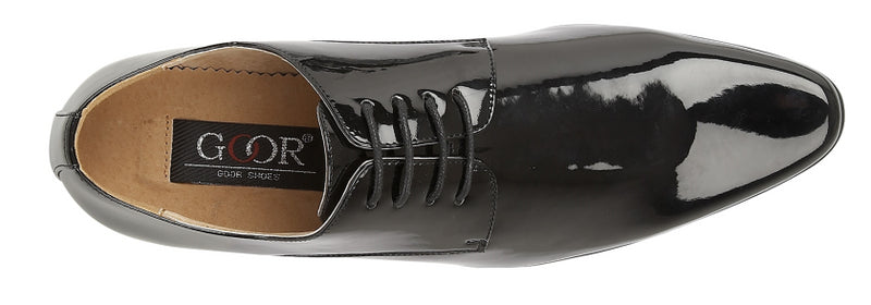 Mens Black Patent Gibson