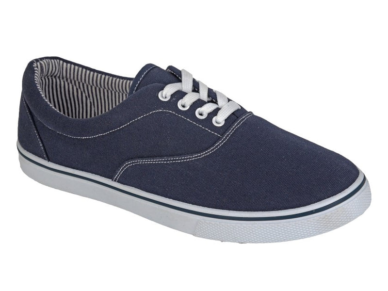 Mens Dek Canvas Lace Up Shoe