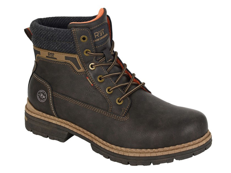 R21 Original Mens 6 Eye Ankle Boot