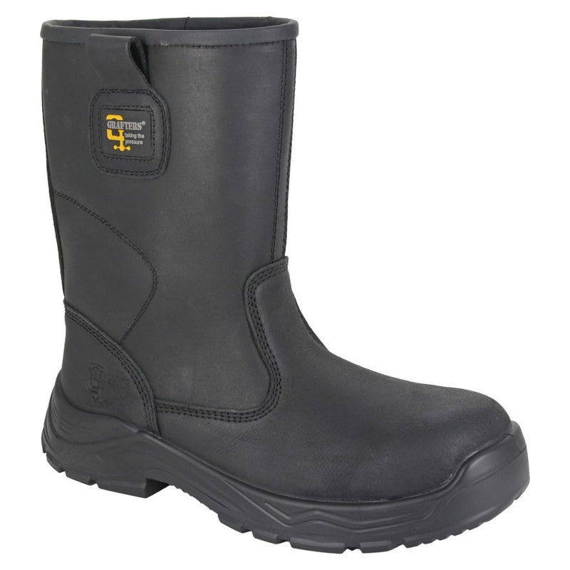 Mens Grafters Waterproof Safety Rigger Boot