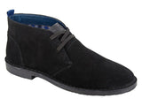 Mens Roamers Real Suede 2 Eyelet Desert Boot