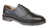 TredFlex Black Supple Leather Padded Collar Shoe